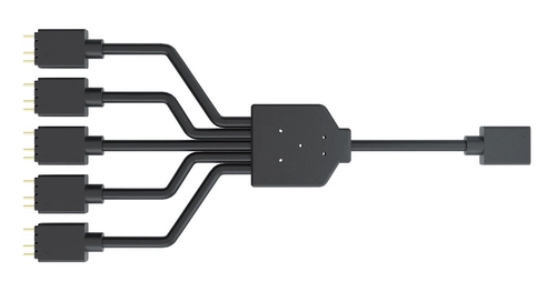 Cabo Divisor Endereçável Cooler Master Argb 1 para 5 - Mfx-awhn-1nnn5-r1