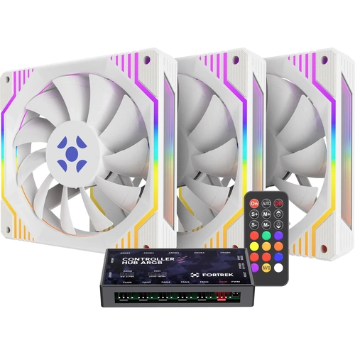 Kit Cooler Gabinete Fortrek Frosty Argb Branco - 84967