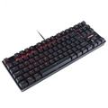 Teclado Mecânico TKL Neron Black Outemu Brown Hotswap LED Vermelho ABNT2 - PNOHBWV