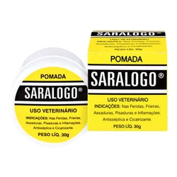 Pomada Cicatrizante Matacura Saralogo para Cães