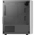 Gabinete Gamer Aerocool Trinity Mini Branco Lateral Em Vidro