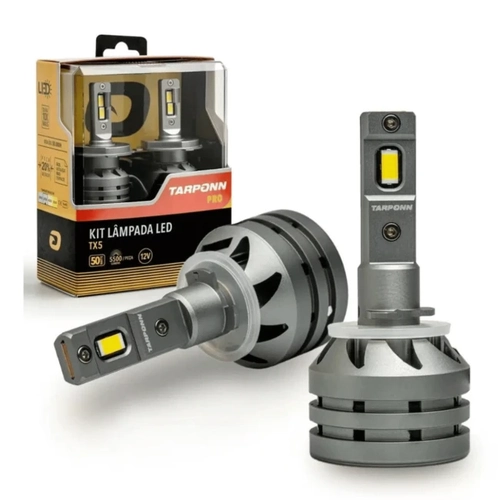 Kit Lâmpada Led Tarponn Tx5 H27 Tp-6125 Pro