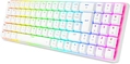 Teclado Mecânico Gamer Redragon Ashe, RGB, Switch Red, ABNT2, Branco, K626W