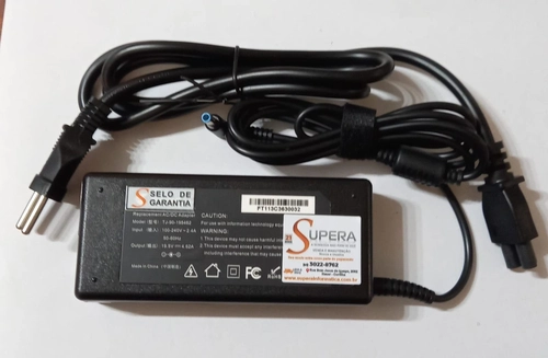 Fonte de Notebook HP - 19V 4.62A 90W 4.5 mm x 3.0 mm - FT113