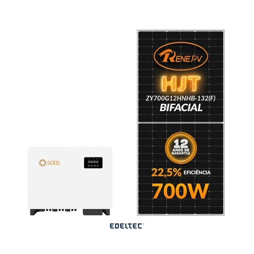Gerador Edeltec Solar Solis 35,00 Kwp Tri. 220v Colonial (25k/700w Bifacial)