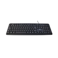 Teclado Com Fio Tf300 Design Slim Conexao Usb Cabo de 150cm Resistente Agua Preto Tc065
