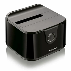 Docking Station Multilaser Para Hd 25 Pol, /35 Pol, Sata Com 1 Baia Usb 3,0 Plug - GA125