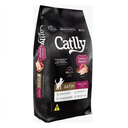 Ração Catlly Gato Adulto Carne e Vegetais 10 Kg