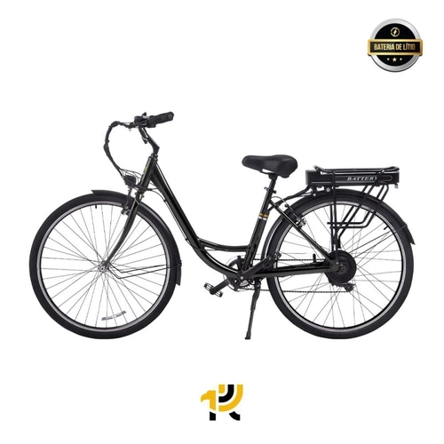 Bicicleta Eletrica Hawk Hw351 350w Wind Bat 36v 7.5ah Black