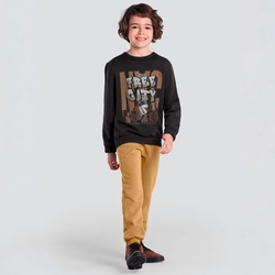 Conjunto Moletom Blusão e Calça Free Gity Chumbo Brandili - Masculino