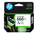 Cartucho de Tinta HP 668XL Colorido Original (7FP38VL) para HP DeskJet Ink Advantage 2975