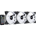 Kit Com 3 Coolers Aerocool Duo 12 Pro Argb + Hub + Controle