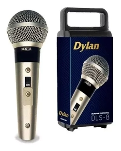 Microfone Profissional Dls-8  Dylan Com Cabo