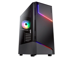 Gabinete Gamer Cougar MX360 RGB, Mid Tower, Vidro Temperado, ATX, Iron Gray - 385CC60.0001