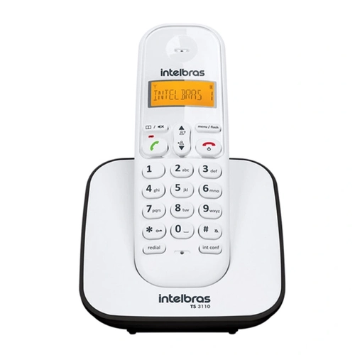 Telefone Sem Fio Intelbras Ts3110 Preto e Branco