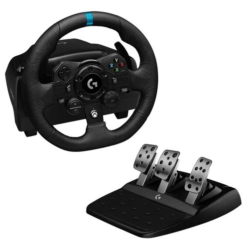 Volante Gamer Logitech G923, Para Xbox, X, One e PC, TRUEFORCE, Pedais Responsivos, Launch Control, Preto - 941-000157