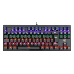 Teclado Gamer Mecânico T-Dagger Corvette Switch Blue Rainbow - T-TGK302-BL