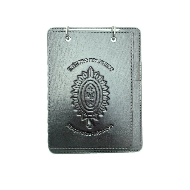 Porta Bloco Couro Sintético Exército Brasileiro