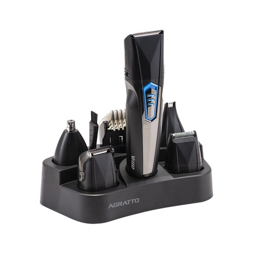 Aparador De Pelos Agratto 7 Em 1 Bivolt Preto  Vizzo Ap 03