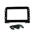 Moldura Fiamon 2 Din Fiat Toro/mobi Completo/uno Completo Preto Fosco