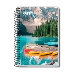 CADERNO LINGUAGEM ESPIRAL CAPA DURA 96FLS CREDEAL