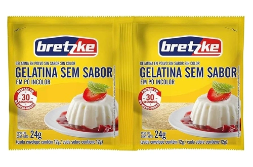 Gelatina Sem Sabor Bretzke 24g