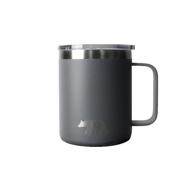 Caneca Térmica Mug 12 Oz 335 Ml - QGK (Cinza)