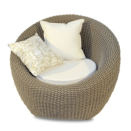 Poltrona em Alumínio e Corda Náutica Hibisco