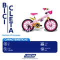 Bicicleta Aro 16 Princesas Nathor - 101250160000