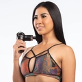 Massageador Pistola Elétrico Corporal Dobrável Relax Action Fitness