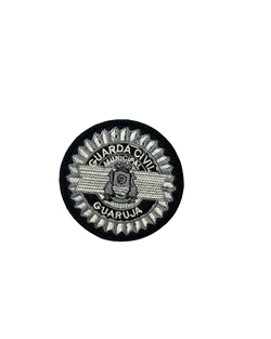 Logo Bordada monocromático- Guarda Civil Guarujá