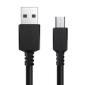 Cabo para Celular Camera Gps Carregamento Usb a 2.0 para Mini Usb b 2.0 - Preto - 3 Metros - Puanm2-3