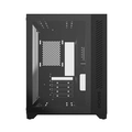 Gabinete Gamer Forcefield Black Vulcan - Frontal e Lateral Em Vidro - Pcyes - Gffbvp
