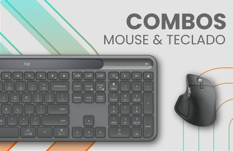 TECLADOS E MOUSES PARA MAIS PRODUTIVIDADE NO DIA A DIA