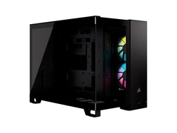 Gabinete Gamer Corsair Link 2500x Preto Rgb Lateral de Vidro Mini-Itx/Micro-Atx