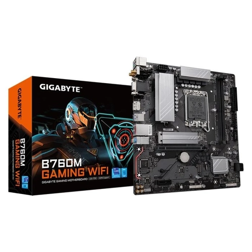 Placa Mãe LGA 1700 Gigabyte B760M Gaming Wifi 1.2 DDR5