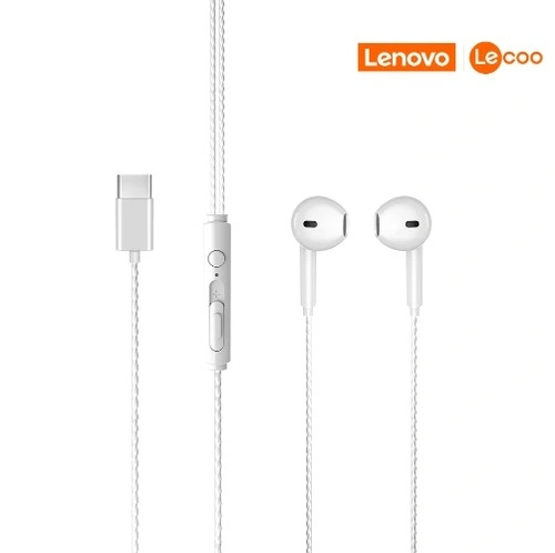 Fone de Ouvido, Intra, EH104, USB-C, Branco, Lecoo