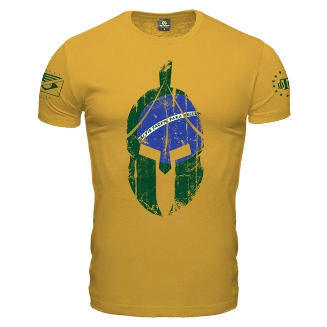 Camiseta Si Vis Pacem Para Bellum Brasil Amarela (Team Six)