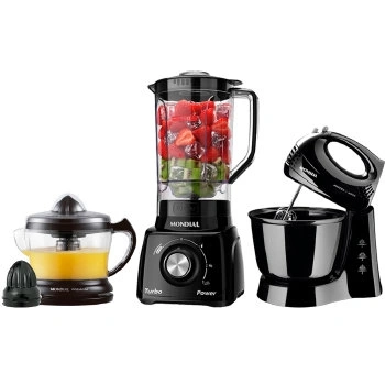 Kit Mondial Liquidificador/batedeira/espremedor Kt105 - 1048-02