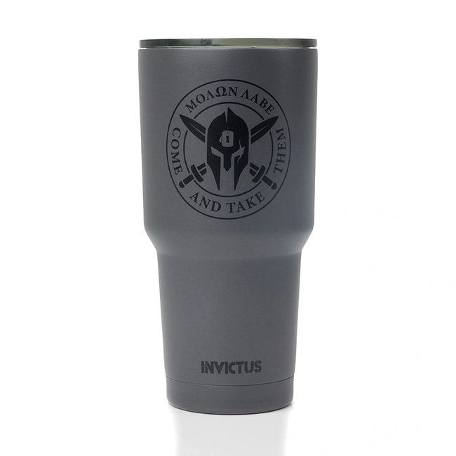 Copo Térmico Honor INIVICTUS (850ml - Cinza)