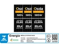 Painel Solar Fotovoltaico OSDA ODA585-36V-MHD – 585 W, 144 Células, N-Type Bifacial, 22,6% de Eficiência