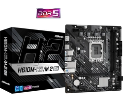 Placa Mãe Asrock Lga1700 H610m-h2/m.2 D5 2xddr5 4800mhz 4xusb 2.0 2xusb 3.2 2xhdmi 1xps/2 Gigabit