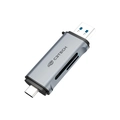 Hub Leitor De Memoria C3tech Sd/tf Usb-usb-c - Hu-l50gy