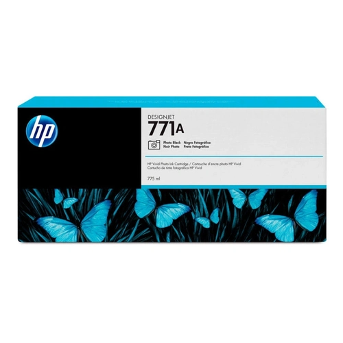 Cartucho De Tinta Hp 771a Preto Fotográfico Pluk 775 Ml - B6y21a