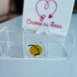 Porta saches - Logo alto relevo inicial ou desenho