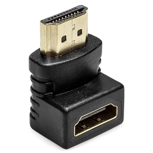 Adaptador HDMI Macho X HDMI Femea 90º Preto AD0104