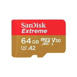 Cartão, De, Memória, Sandisk, Extreme, 80 MB/s  Até 170 MB/s 64GB