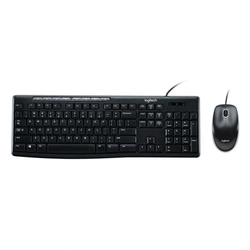 Kit Teclado e Mouse Logitech Mk200 Cinza Usb - 920-002718-c