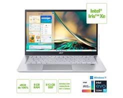 Notebook Acer Sf314-511-58k4 Swift 3 Intel Core I5 Win 11 8gb 512gb Ssd 14 Fhd - Nx.ka9al.001