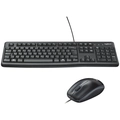 Combo Teclado e Mouse com fio USB Logitech MK120 com Design Confortável